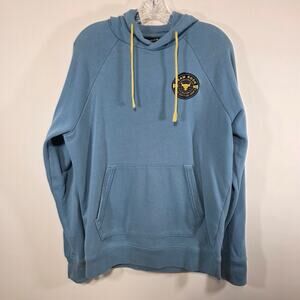 Under Armour Mens Pullover Team Rock Blue Hoodie Size Medium